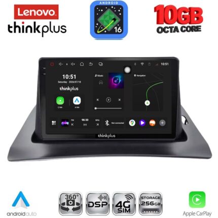 LENOVO LTM 11550_CPA (9inc) MULTIMEDIA TABLET for RENAULT KANGOO mod. 2010-2021