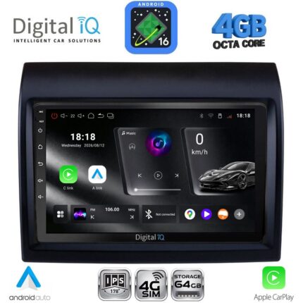 DIGITAL IQ RTG 6141_CPA (9inc) MULTIMEDIA TABLET for FIAT DUCATO – CITROEN JUMPER – PEUGEOT BOXER mod. 2011-2021