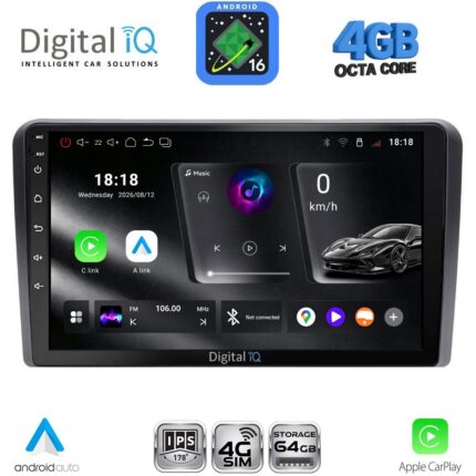 DIGITAL IQ RTG 6221_CPA (9inc) MULTIMEDIA TABLET for HYUNDAI H1 mod. 2007-2020