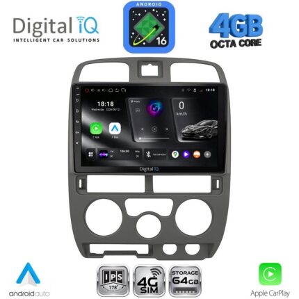 DIGITAL IQ RTG 6253GR_CPA (9inc) MULTIMEDIA TABLET for ISUZU D-MAX mod. 2002-2008 (GREY)