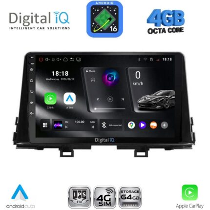 DIGITAL IQ RTG 6310_CPA (9inc) MULTIMEDIA TABLET for KIA PICANTO mod. 2021-2026