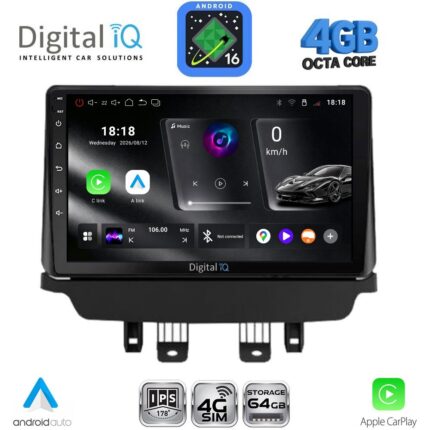 DIGITAL IQ RTG 6384_CPA (9inc) MULTIMEDIA TABLET for MAZDA CX3 mod. 2014-2023