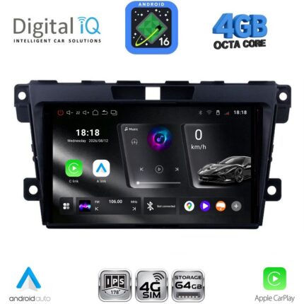 DIGITAL IQ RTG 6389_CPA (9inc) MULTIMEDIA TABLET for MAZDA CX7  mod. 2006-2012