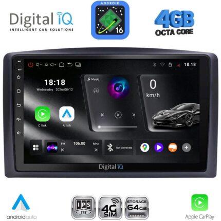 DIGITAL IQ RTG 6421_CPA (10inc) MULTIMEDIA TABLET for MERCEDES VITO – VIANO  (W447) mod. 2015-2022