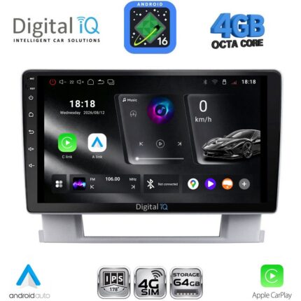 DIGITAL IQ RTG 6482_CPA (9inc) MULTIMEDIA TABLET for OPEL ASTRA J mod. 2010-2016