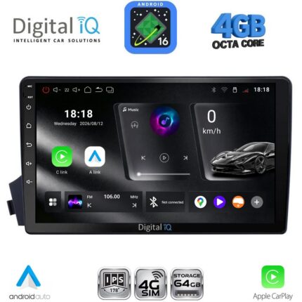 DIGITAL IQ RTG 6650_CPA (9inc) MULTIMEDIA TABLET for SSANGYONG ACTYON - KYRON mod. 2006-2015