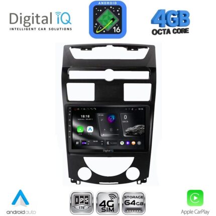 DIGITAL IQ RTG 6657_CPA (10inc) MULTIMEDIA TABLET for SSANGYONG REXTON mod. 2006-2015